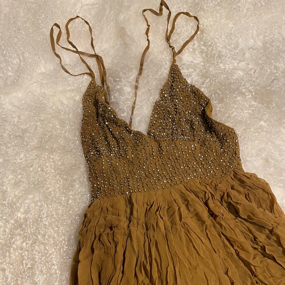 Free People Crystal Beaded Mini Dress - Picture 2 of 2